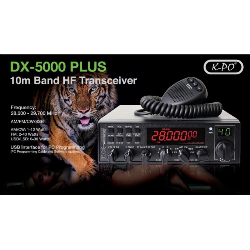 DX-5000 PLUS 10 m radiopuhelin