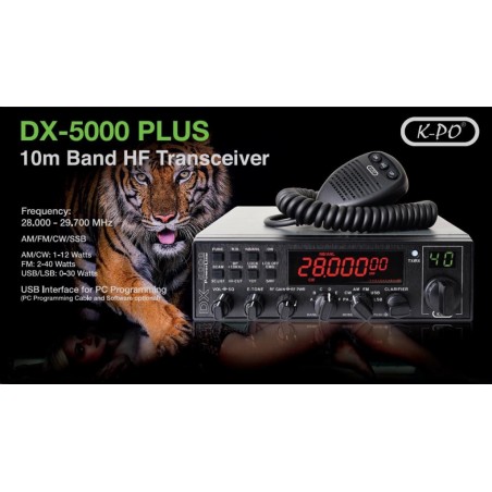 DX-5000 PLUS 10m raadiosaatja V6