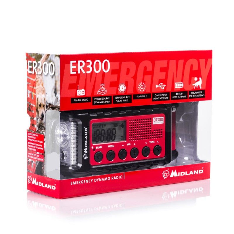 Midland ER300 hädaolukorra/ellujäämisraadio
