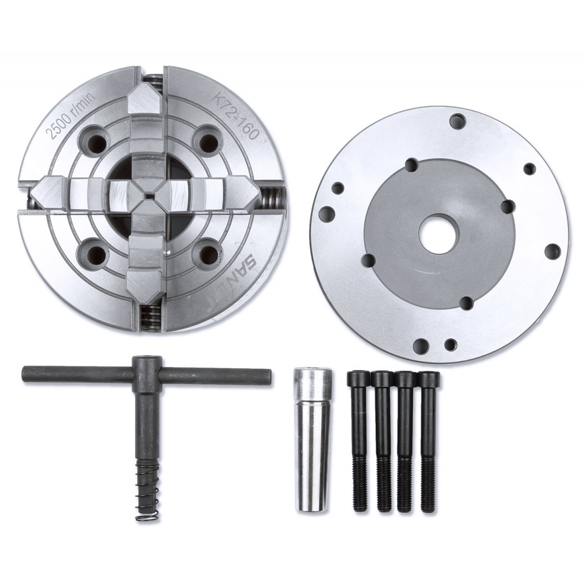 NOVA HV8 4-jaw Chuck and Adapter plate