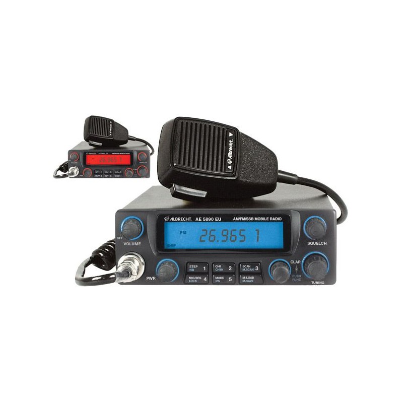 Albrecht AE-5890EU 40-kanaliline CB-raadio AM/FM/USB/LSB