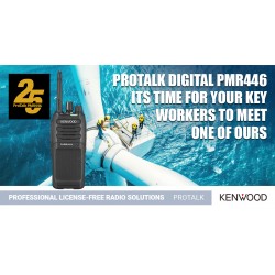 Kenwood ProTalk TK-3701DE analoginen/digitaalinen PMR446 radiopuhelin