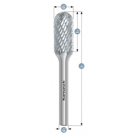 Karnasch Rotary burr - Form/Shape C