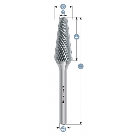 Karnasch Rotary burr - Form/Shape L