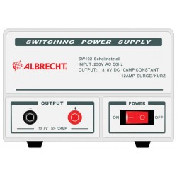 Albrecht SW102 RF 13,8 V DC / 10 A häiriötön virtalähde
