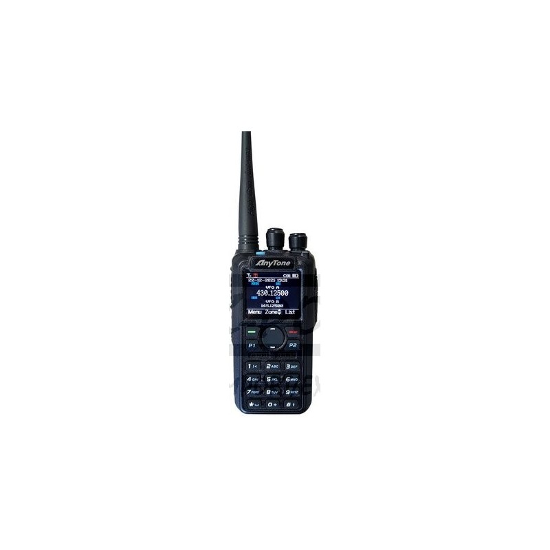Anytone AT-D878UV VHF/UHF analoginen/digitaalinen käsiradiopuhelin 3100 mAh akulla