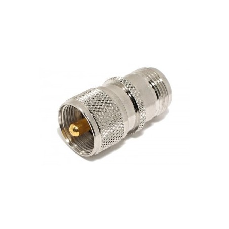 N-female - UHF-male adapter