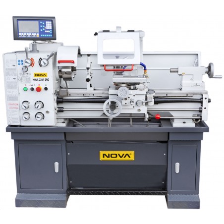 NOVA 230A Metal Lathe with 3-axis digital measuring system
