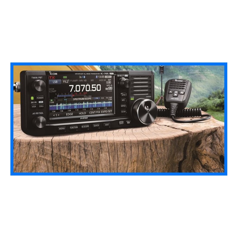 Icom IC-705 Plus 5 MHz  10 W SDR-transceiver 1,8 - 430 MHz with BP-307 3150 mAh battery