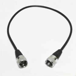 RG-58 mellankabel med PL-259-kontakter, 1 m