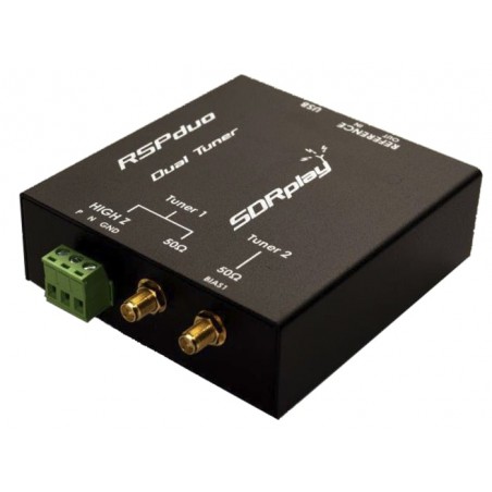 SDRPlay RSPduo SDR-vastaanotin + USB A/B liitäntäkaapeli